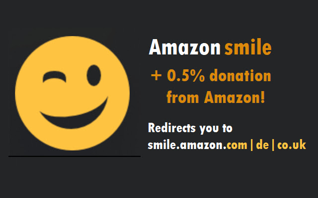 Amazon SMILE!  from Chrome web store to be run with OffiDocs Chromium online