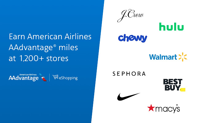 American Airlines AAdvantage eShopping℠  from Chrome web store to be run with OffiDocs Chromium online