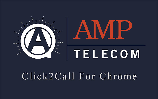 Amp Telecom Click2Call  from Chrome web store to be run with OffiDocs Chromium online