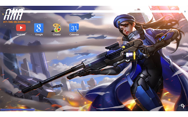 Ana Overwatch 1920x1080  from Chrome web store to be run with OffiDocs Chromium online