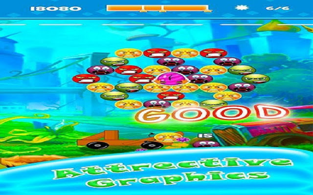 Angry Face Bubble Shooter  from Chrome web store to be run with OffiDocs Chromium online