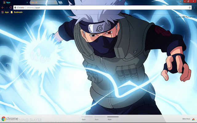 Anime Blue Kakashi Hatake  from Chrome web store to be run with OffiDocs Chromium online