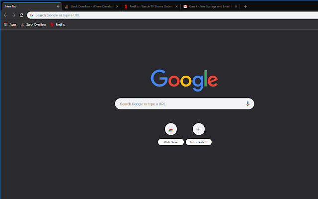 Another Firefox Dark Theme  from Chrome web store to be run with OffiDocs Chromium online