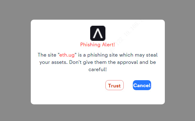 Anti Phish  from Chrome web store to be run with OffiDocs Chromium online