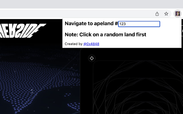 ApeLand GPS  from Chrome web store to be run with OffiDocs Chromium online