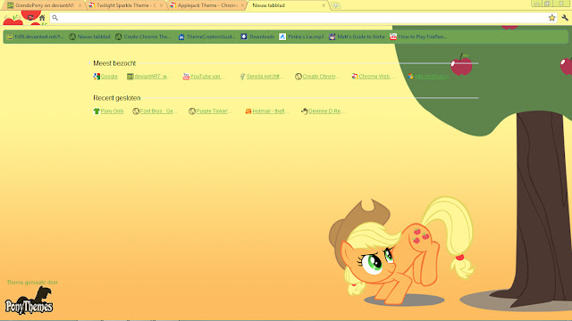 Applejack Theme  from Chrome web store to be run with OffiDocs Chromium online