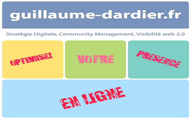 Application du Blog Guillaume Dardier  from Chrome web store to be run with OffiDocs Chromium online