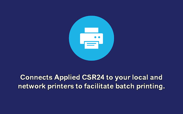 Applied CSR24 Print Spool Extension  from Chrome web store to be run with OffiDocs Chromium online