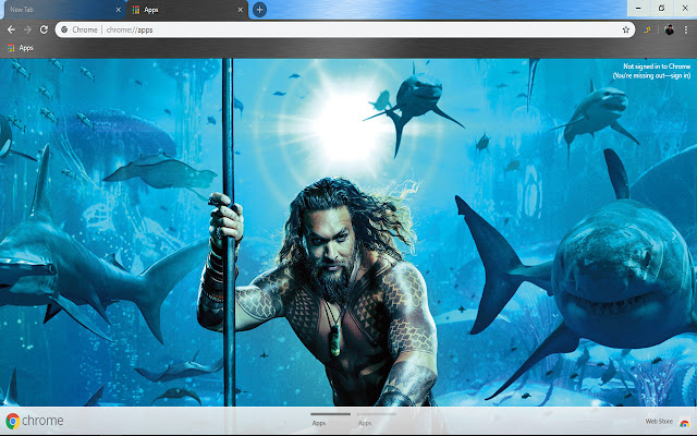 Aquaman King of Atlantis SuperHero  from Chrome web store to be run with OffiDocs Chromium online