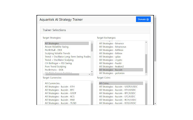 Aquaritek AI Strategy Trainer  from Chrome web store to be run with OffiDocs Chromium online