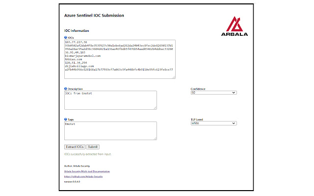 Arbala Security Multi tool  from Chrome web store to be run with OffiDocs Chromium online