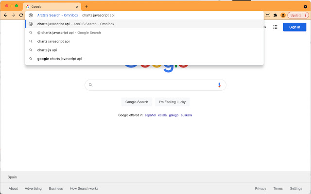ArcGIS Search Omnibox  from Chrome web store to be run with OffiDocs Chromium online