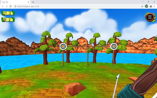 Archery Blast Shooting Game  from Chrome web store to be run with OffiDocs Chromium online