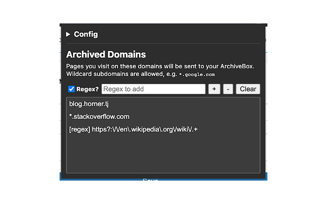 ArchiveBox Exporter  from Chrome web store to be run with OffiDocs Chromium online