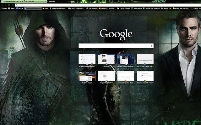 Arrow CW HD Theme  from Chrome web store to be run with OffiDocs Chromium online