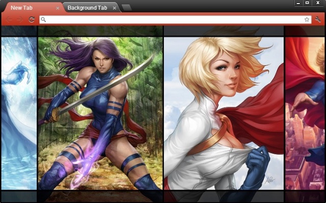 artgerm heroines  from Chrome web store to be run with OffiDocs Chromium online