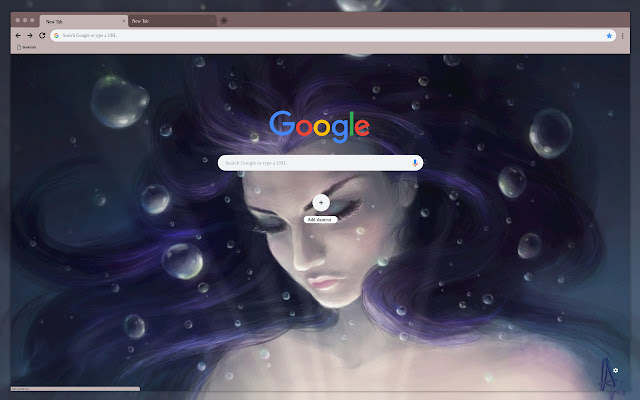 Art Girl underwater  from Chrome web store to be run with OffiDocs Chromium online