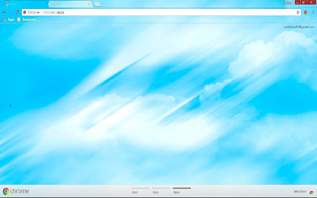 Artistic Blue Cloud Nature  from Chrome web store to be run with OffiDocs Chromium online