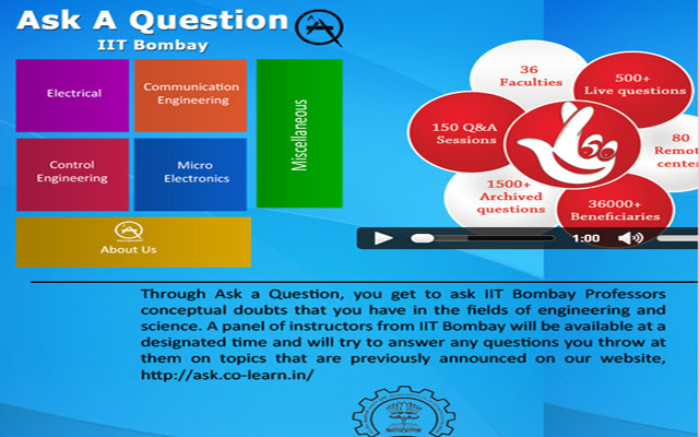 Ask A Question Archival, IIT Bombay  from Chrome web store to be run with OffiDocs Chromium online