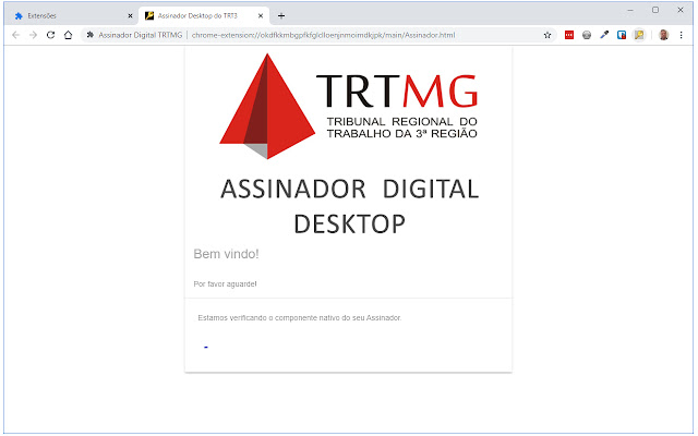 Assinador Digital TRTMG  from Chrome web store to be run with OffiDocs Chromium online