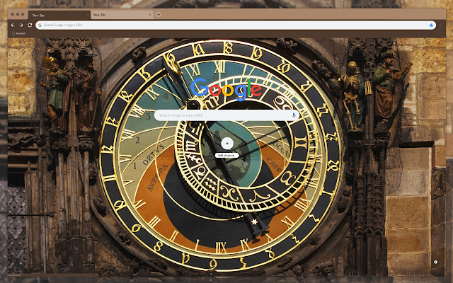 Astronomical clock  from Chrome web store to be run with OffiDocs Chromium online