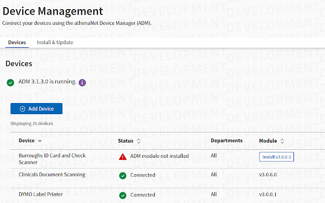 athenaNet Device Manager (ADM)  from Chrome web store to be run with OffiDocs Chromium online