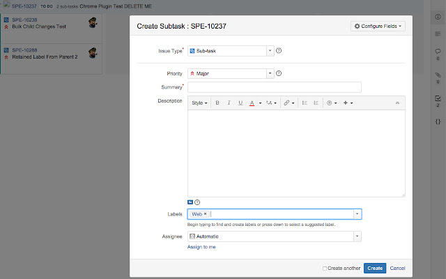 Atlassian Agile SubTask Label Helper  from Chrome web store to be run with OffiDocs Chromium online