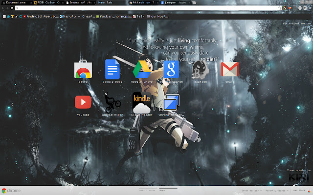 Attack on Titan: Eren Jaeger  from Chrome web store to be run with OffiDocs Chromium online