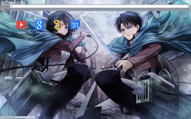 Attack on Titans theme 1680x1050  from Chrome web store to be run with OffiDocs Chromium online