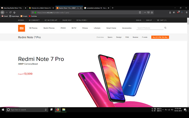 Auto Buy Redmi Note 7 Pro  from Chrome web store to be run with OffiDocs Chromium online