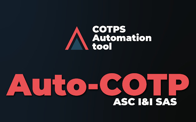 Auto COTP ASC II  from Chrome web store to be run with OffiDocs Chromium online