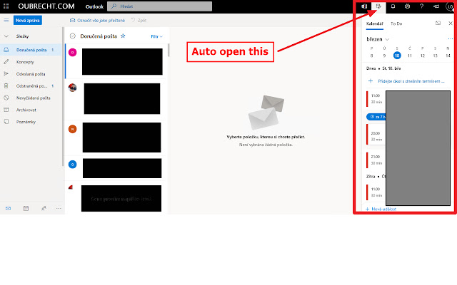 Auto My Day in Outlook 365  from Chrome web store to be run with OffiDocs Chromium online