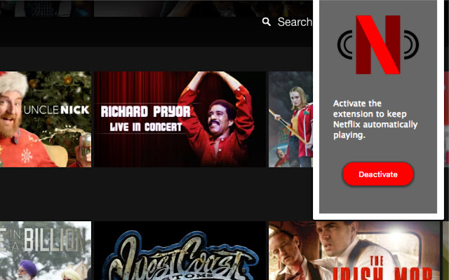 AutoNetflix  from Chrome web store to be run with OffiDocs Chromium online