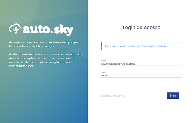 Auto.Sky Platform Plugin  from Chrome web store to be run with OffiDocs Chromium online