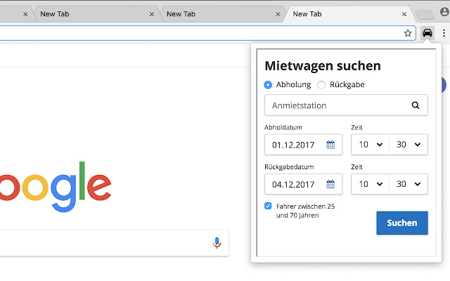 Autovermietungen Vergleich  from Chrome web store to be run with OffiDocs Chromium online