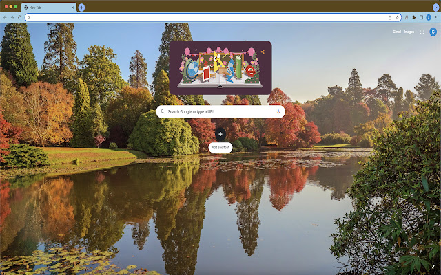 Autumn River Park Theme  from Chrome web store to be run with OffiDocs Chromium online