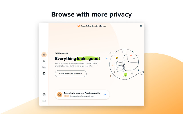 Avast Online Security  Privacy  from Chrome web store to be run with OffiDocs Chromium online