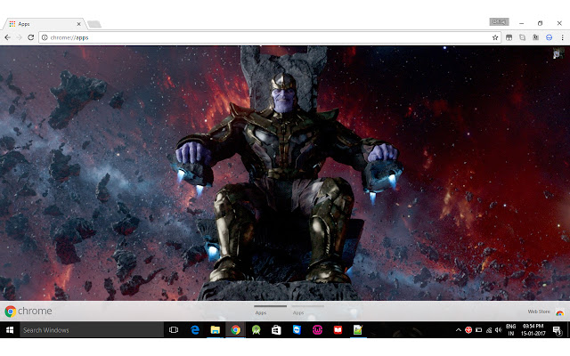 Avengers Infinity Wars Theme  from Chrome web store to be run with OffiDocs Chromium online