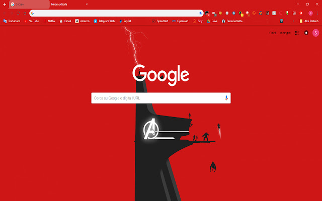 Avengers Theme V.1  from Chrome web store to be run with OffiDocs Chromium online