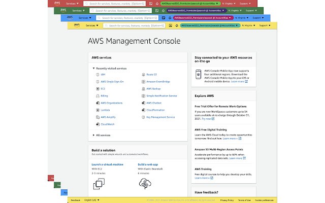 AWS Peacock Management Console  from Chrome web store to be run with OffiDocs Chromium online