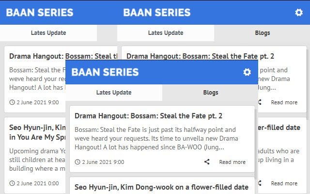 Baan Series New Latest News Update  from Chrome web store to be run with OffiDocs Chromium online