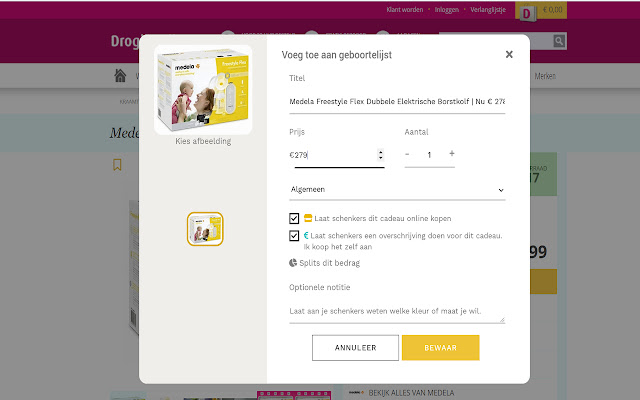 Babyknop Yes Baby  from Chrome web store to be run with OffiDocs Chromium online