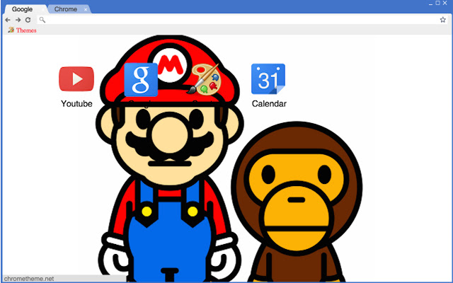 Baby Milo and Mario Theme  from Chrome web store to be run with OffiDocs Chromium online