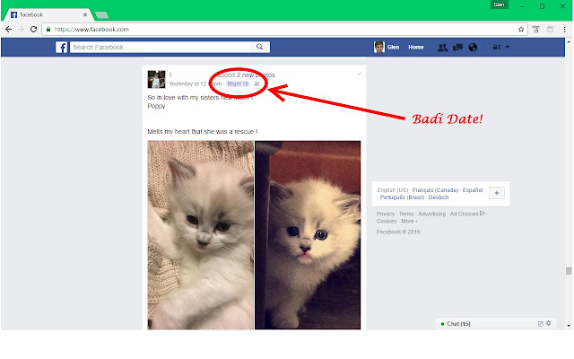 Badí Calendar Helper for Facebook  from Chrome web store to be run with OffiDocs Chromium online