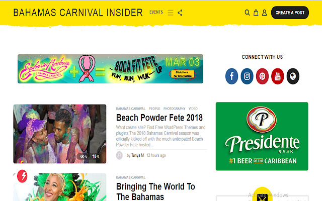 Bahamas Carnival  from Chrome web store to be run with OffiDocs Chromium online