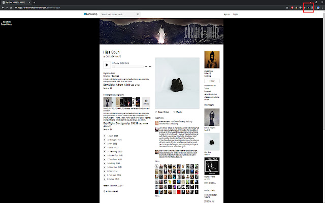Bandcamp to Spotify  from Chrome web store to be run with OffiDocs Chromium online