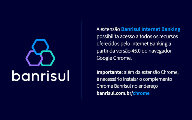 Banrisul Internet Banking  from Chrome web store to be run with OffiDocs Chromium online