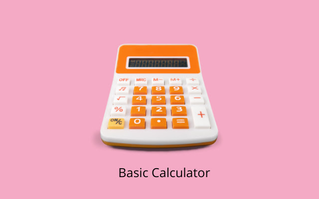 Basic Calculator  from Chrome web store to be run with OffiDocs Chromium online