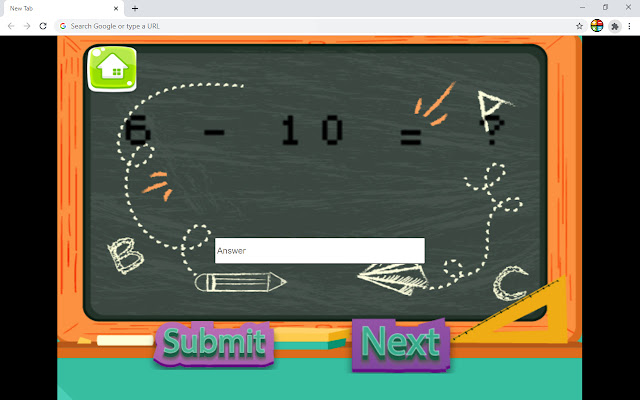 لعبة Basic Math Quiz من متجر Chrome الإلكتروني ليتم تشغيلها باستخدام OffiDocs Chromium عبر الإنترنت