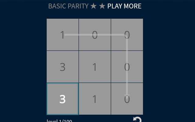 Basic Parity Game  from Chrome web store to be run with OffiDocs Chromium online